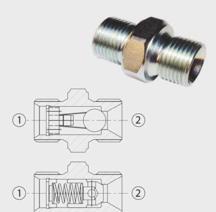 Van 1 chiều VUN120SP1-1/2